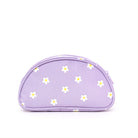120996-51-ORO_MARGUERITE_ETUI_A_CRAYONS-03-ORO | DAISY HALF-MOON 2 ZIP PENCIL CASE-Kids Pencil Cases | Accessories-Yellow Shoes-Yellow Shoes