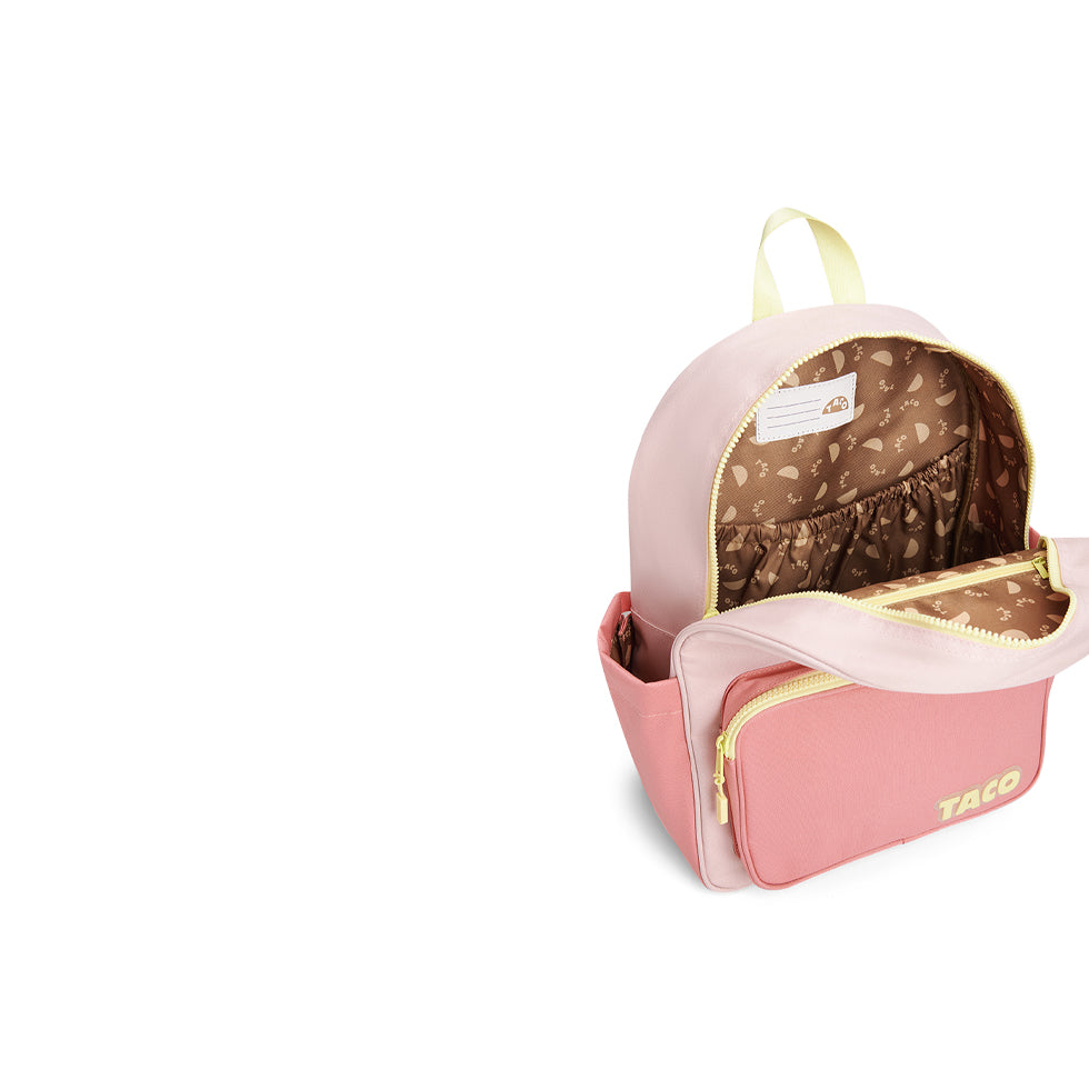 Yellow Shoes | Kids Backpacks | Accessories | TACO |  SAC à DOS à 2 POCHETTES SYDNEY ROSE | 121144-90