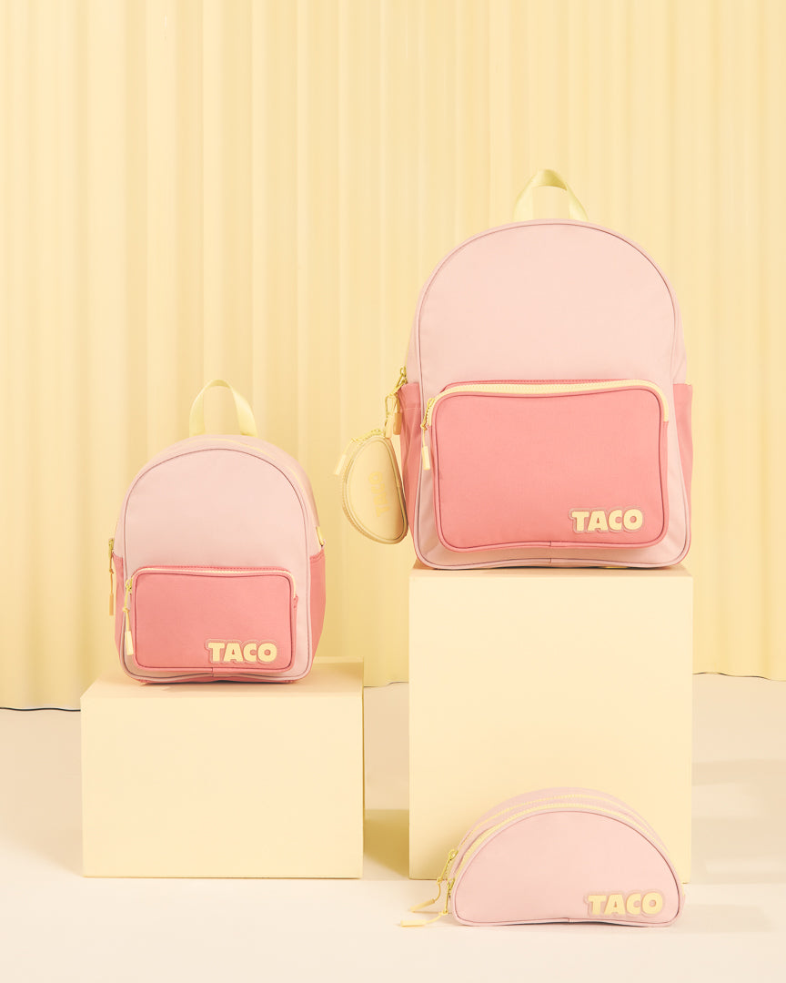 Yellow Shoes | Kids Backpacks | Accessories | TACO |  SAC à DOS à 2 POCHETTES SYDNEY ROSE | 121144-90