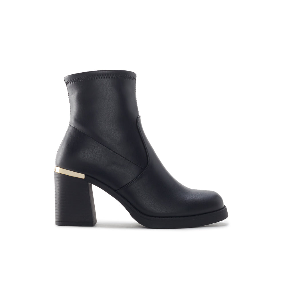 Yellow Shoes | Womens-Light Boots-Dress-Low Shaft & Med Heel | HILARIE | 