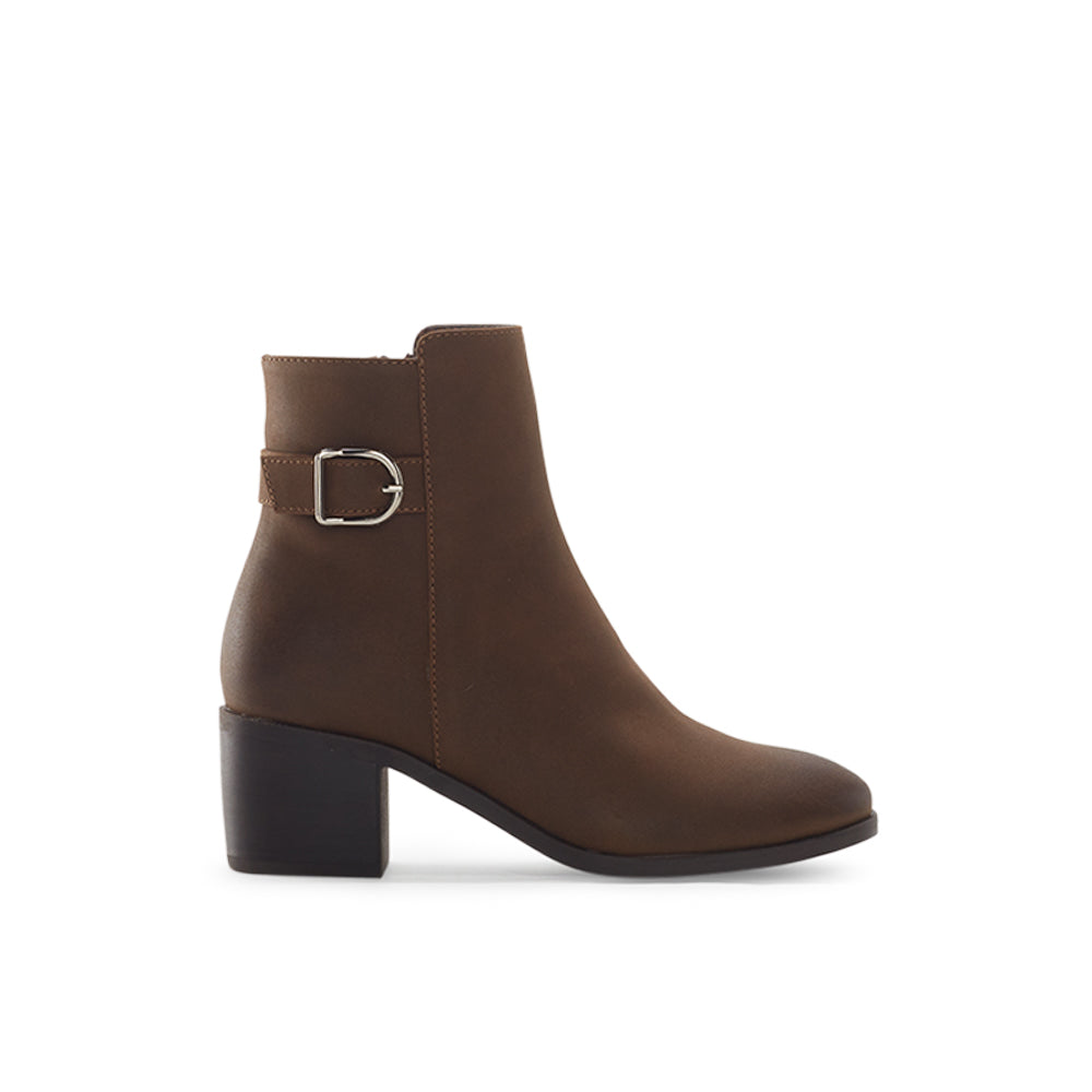 Yellow Shoes | Womens-Winter Boots-Dress-Low Shaft & Med Heel | BENEDICTE | 