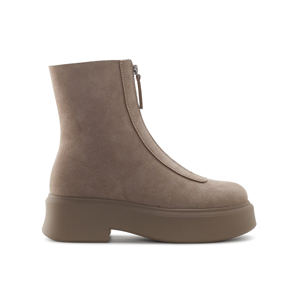 Yellow Shoes | Womens-Winter Boots-Casual-Low Shaft & Low Heel | LIZZY | 