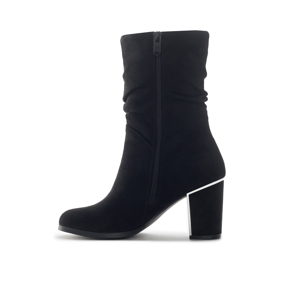 Yellow Shoes | Womens-Light Boots-Dress-Med Shaft & Med Heel | ADRIANA | 