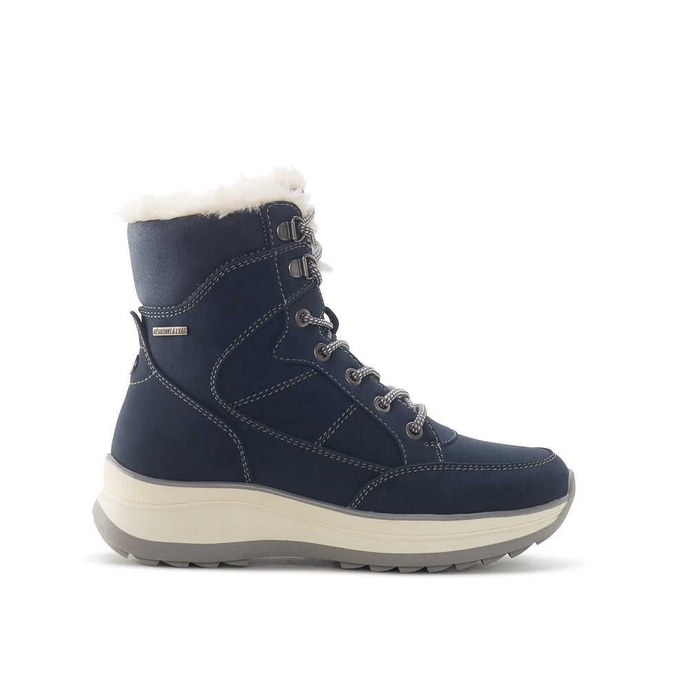 Yellow Shoes | Womens-Winter Boots-Casual-Med Shaft & Flat Heel | LEYA | 