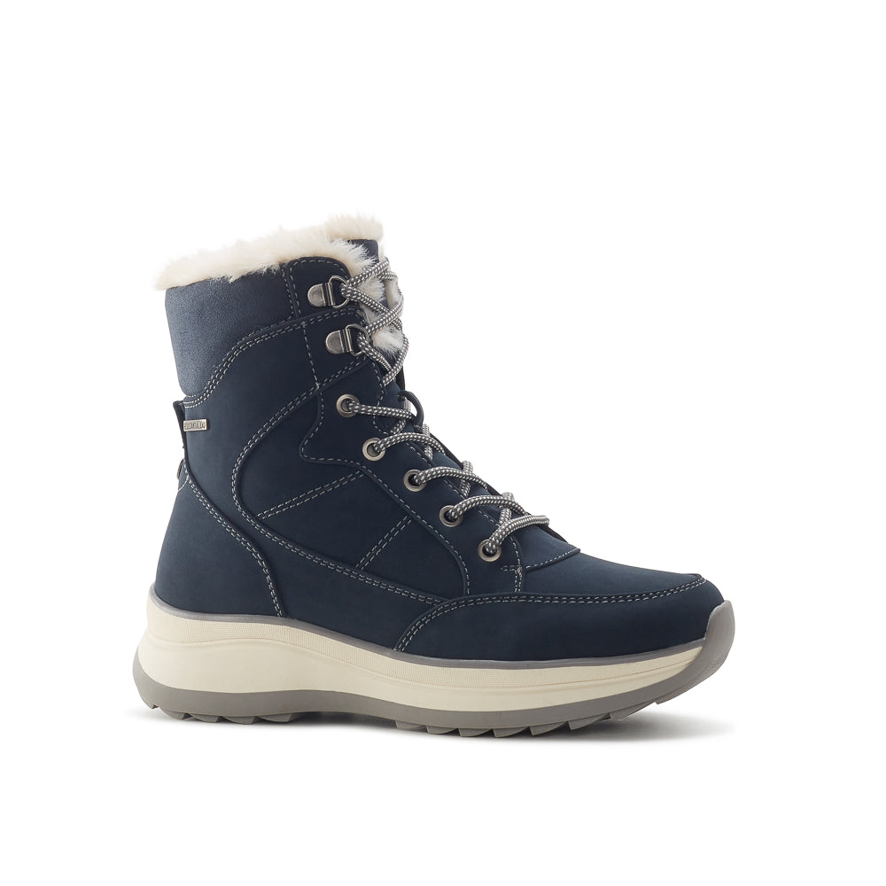 Yellow Shoes | Womens-Winter Boots-Casual-Med Shaft & Flat Heel | LEYA | 