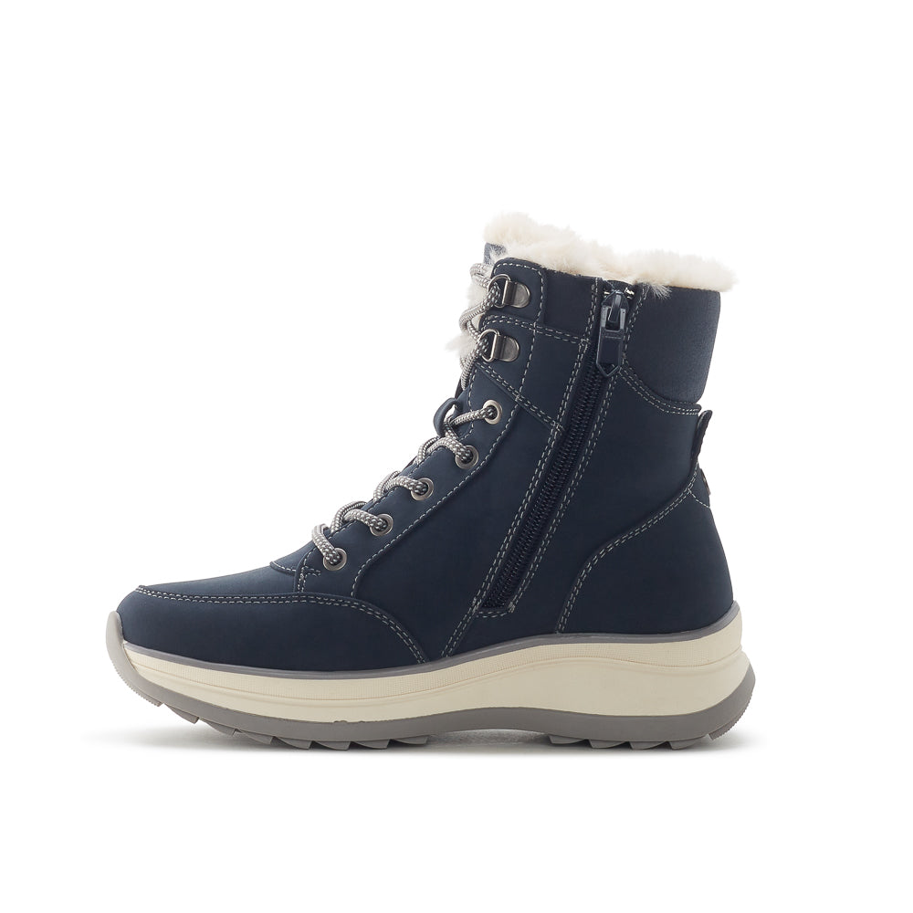 Yellow Shoes | Womens-Winter Boots-Casual-Med Shaft & Flat Heel | LEYA | 