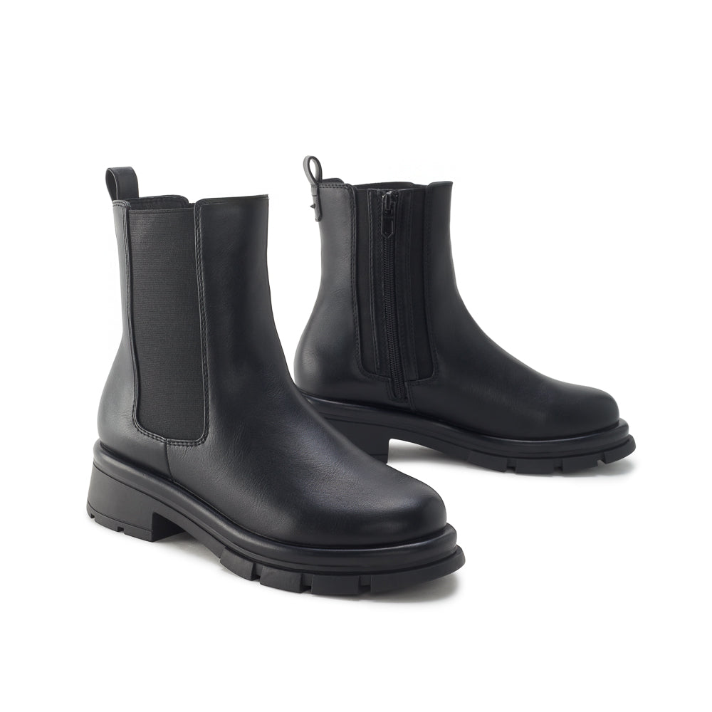 Yellow Shoes | Womens-Light Boots-Casual-Med Shaft & Med Heel | MELISANDRE CHELSEA | 