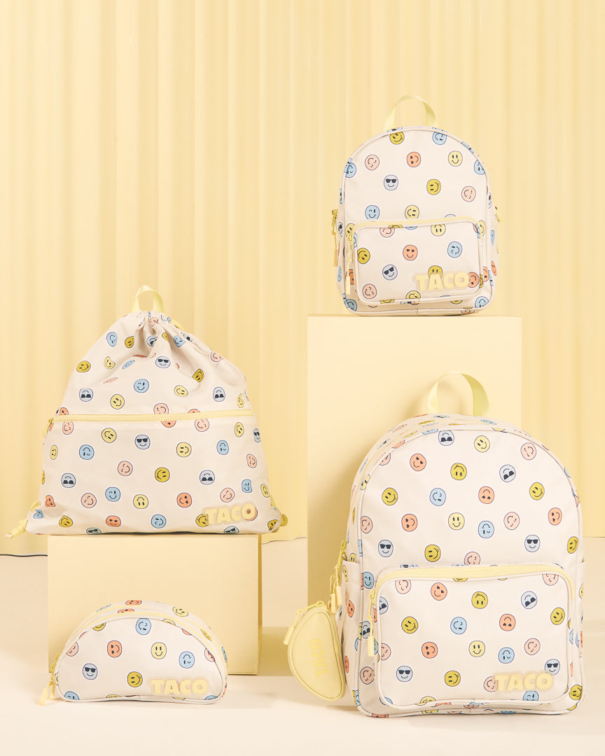 Yellow Shoes | Kids Backpacks | Accessories | TACO | SYDNEY SAC À DOS SMILEYS | 121248-21