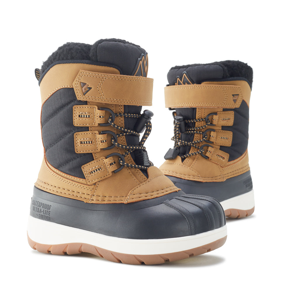 Yellow Shoes | Toddler Kids Winter Boots | EDMONTON TDLR | 121292-66-EDMONTON_TDLR-02-EDMONTON TDLR-Toddler Kids Winter Boots-Yellow Shoes-Yellow Shoes