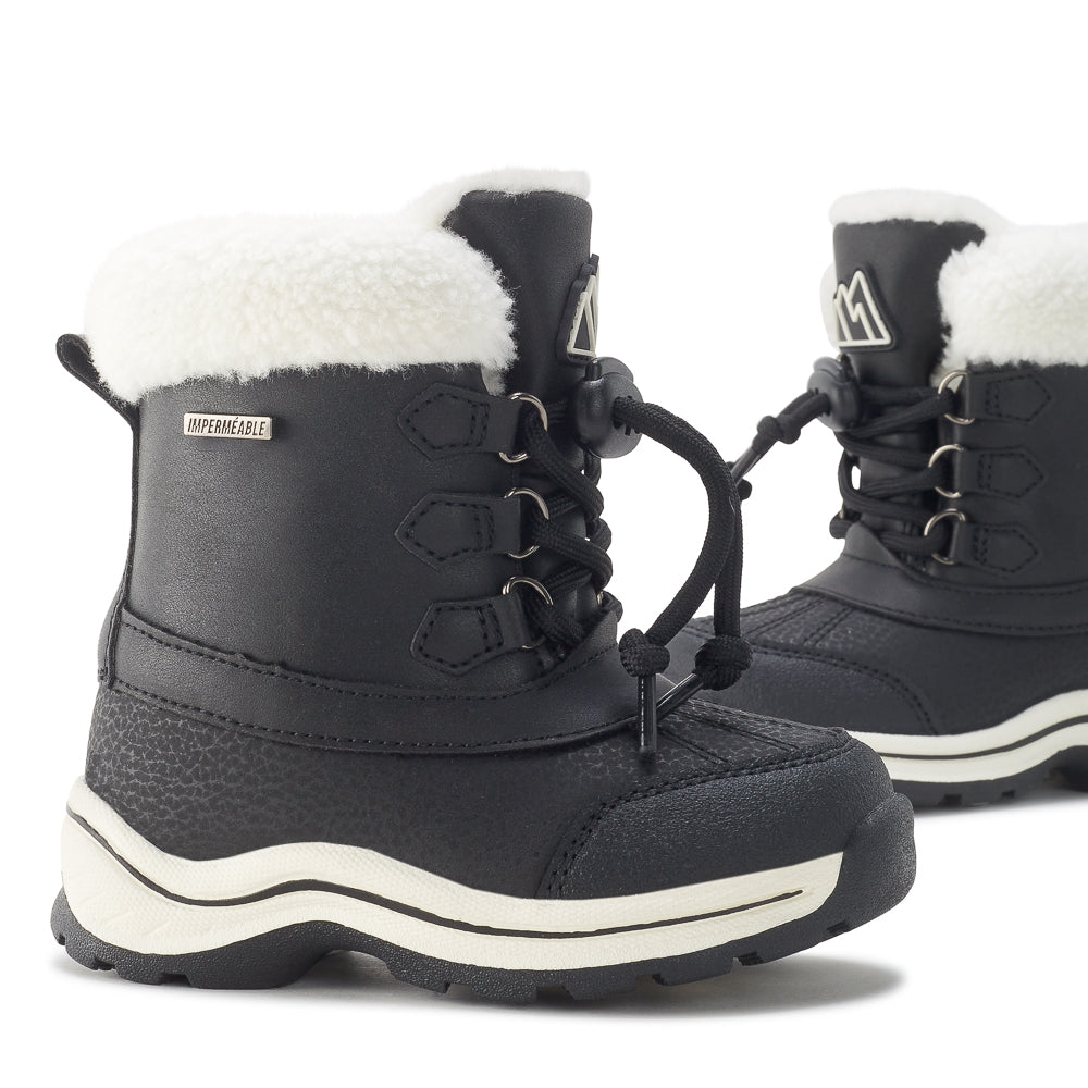 Bottes Fourrées Pour Bébé Garçon - Chaussures Premier Pas Antidérapantes, Souples Et Imperméables, Idéales Automne-hiver - 2
