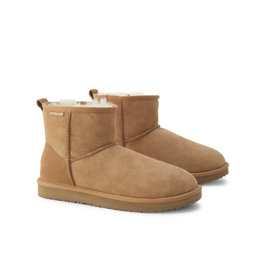 Yellow Shoes | Womens-Winter Boots-Casual-Low Shaft & Flat Heel | MEMORY H2O - RIVERLAND | 