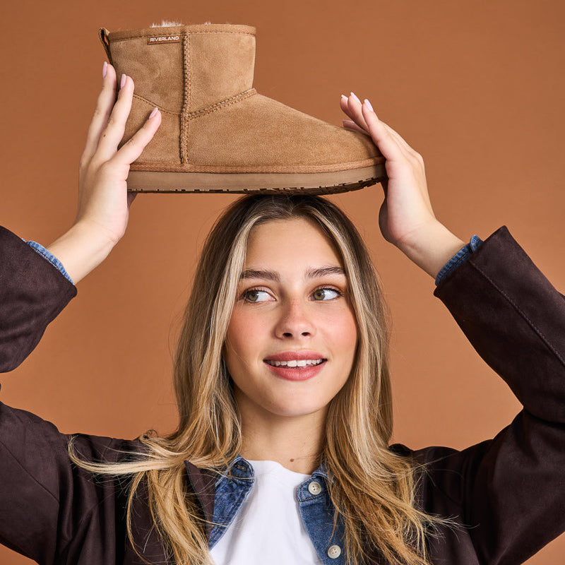 121336-28-MEMORY_H2O-01-121336-28-MEMORY H2O - RIVERLAND-Women's Fashion Light Boots-Yellow Shoes-Yellow Shoes