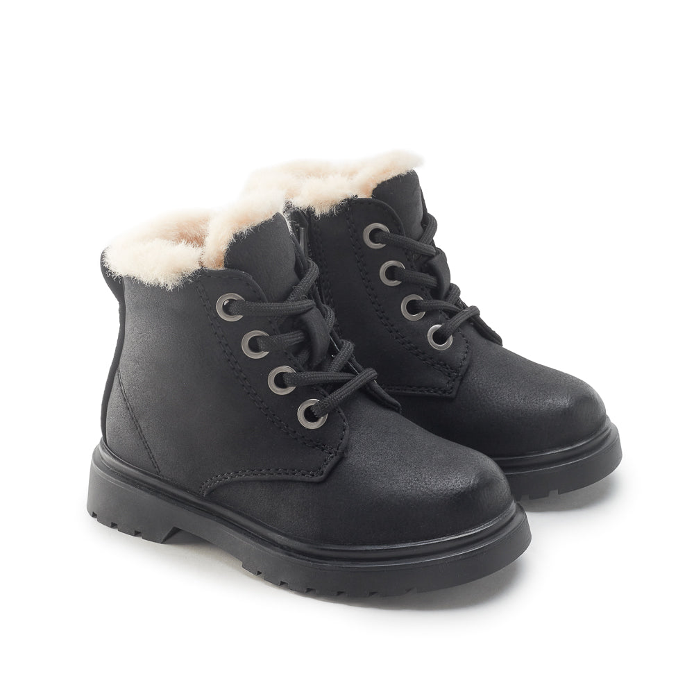 Yellow Shoes | Baby-Bootie-Girls-Lined | BOWIE MINI | 