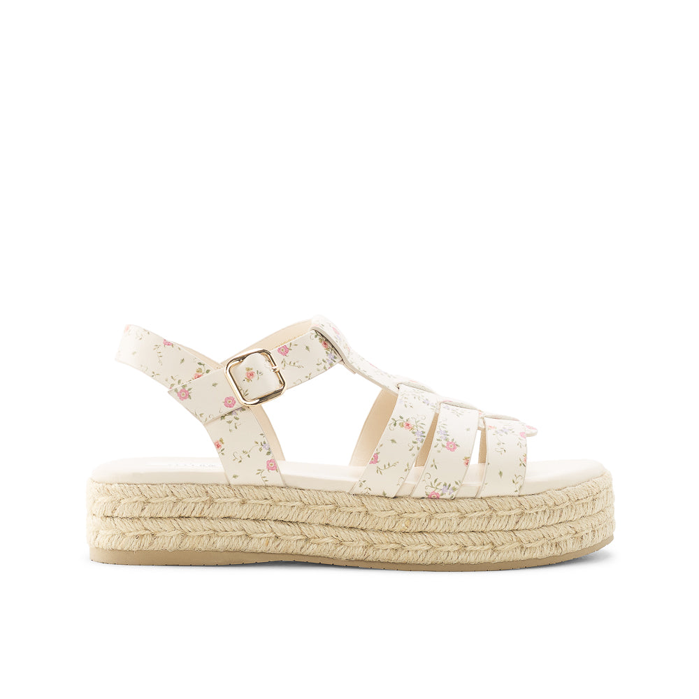Yellow Shoes | Womens-Sandals-Casual-Flat/Ankle strap | ASTER | 