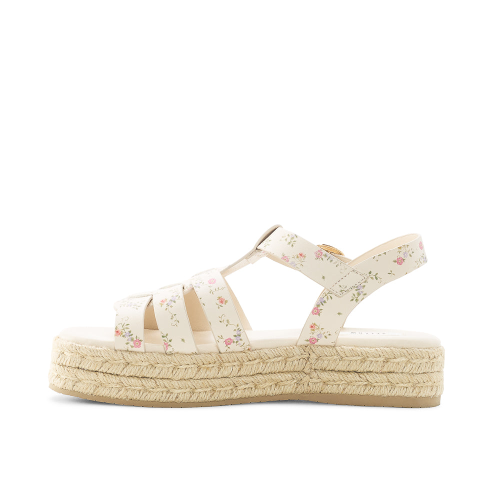 Yellow Shoes | Womens-Sandals-Casual-Flat/Ankle strap | ASTER | 