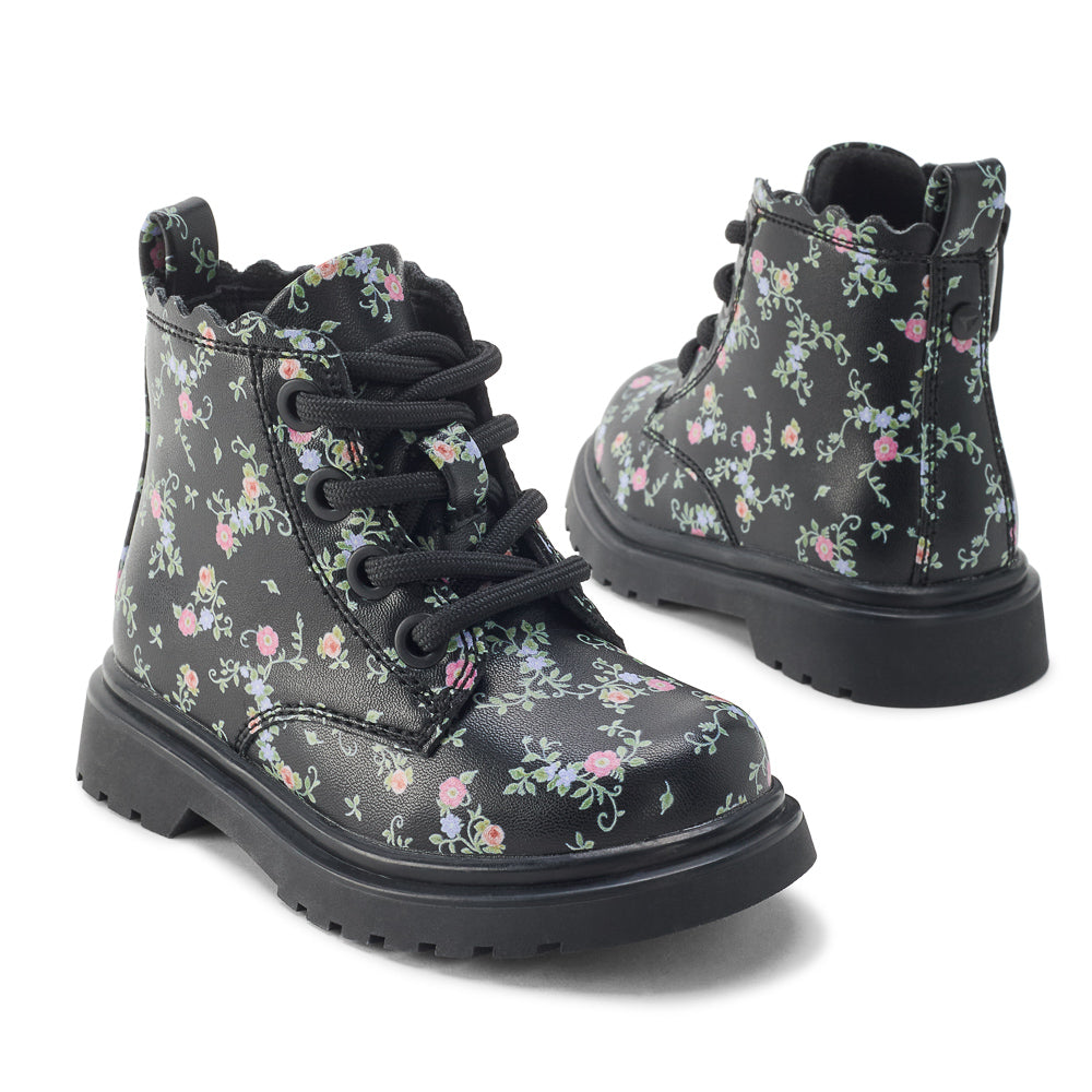 Yellow Shoes | Baby-Bootie-Girls-Laced | MARGUERITE MINI | 