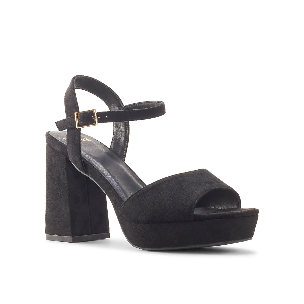 Yellow Shoes | Womens-Sandals-Dress-Low Platform/Ankle strap | LONDRES | 