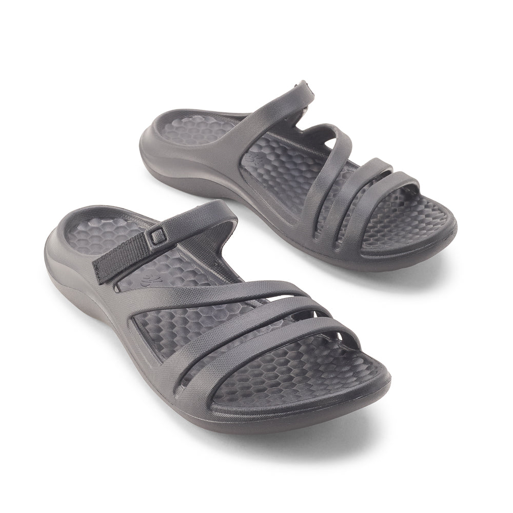 Yellow Shoes | Womens-Sandals-Beach-Flat/Slide | LAKESHORE | 