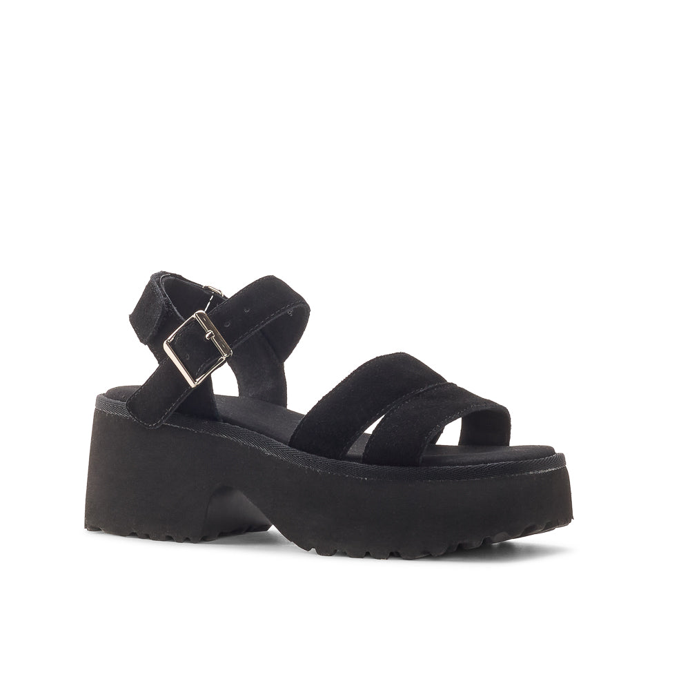 Yellow Shoes | Womens-Sandals-Casual-Med Heel/Ankle strap | SAVANA | 