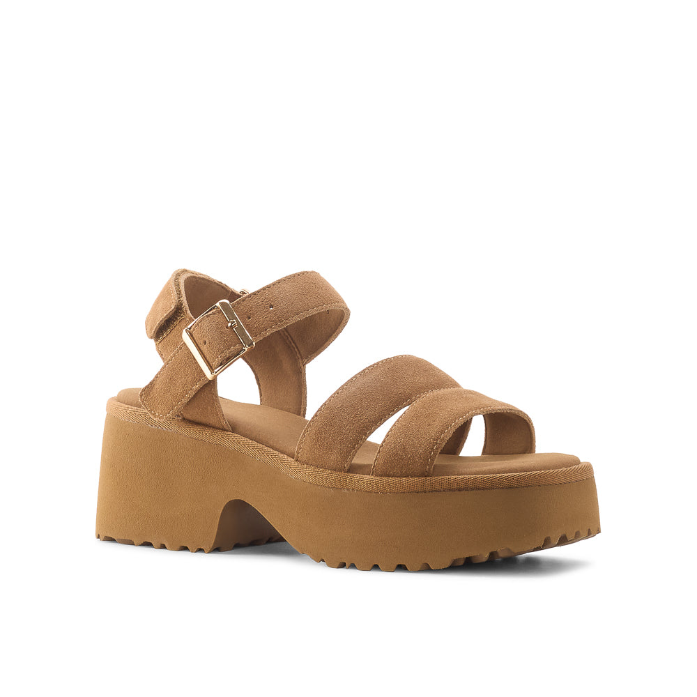 Yellow Shoes | Womens-Sandals-Casual-Med Heel/Ankle strap | SAVANA | 