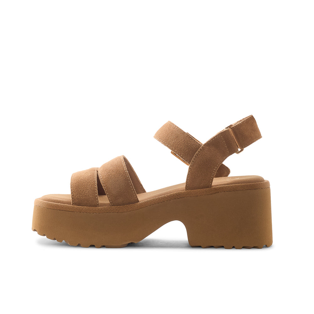 Yellow Shoes | Womens-Sandals-Casual-Med Heel/Ankle strap | SAVANA | 