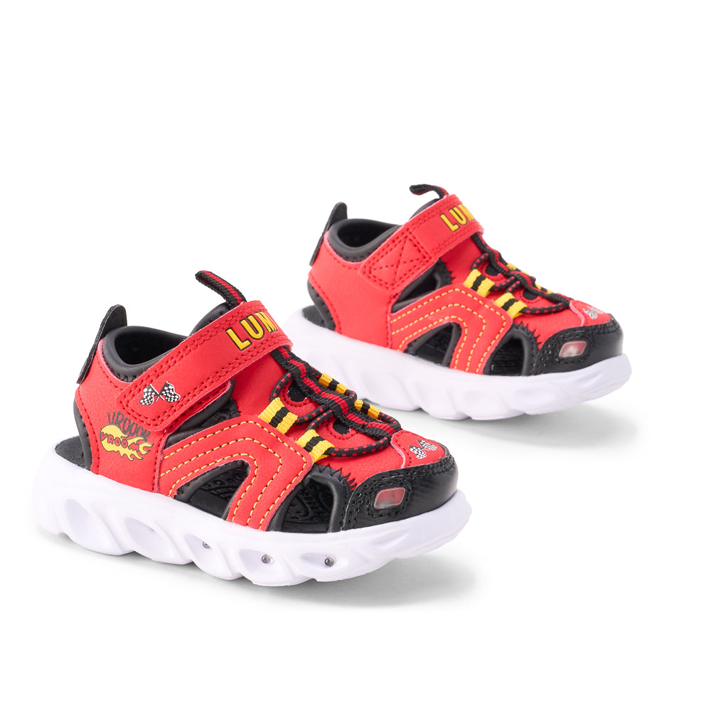 Yellow Shoes | Toddler Kids Sandals | VROOM | 122164-55-VROOM-02-VROOM-Toddler Kids Sandals-Yellow-Yellow Shoes