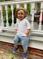 Liam Basic Soft Soles Navy - Robeez-Baby Shoes-Yellow-Yellow Shoes
