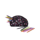 122302-98-LGFLORALETUIACRAYONS2COMPARTIMENTS-02-LOUIS GARNEAU | FLOWERS PENCIL CASE-Kids Pencil Cases | Accessories-LOUIS GARNEAU-Yellow Shoes