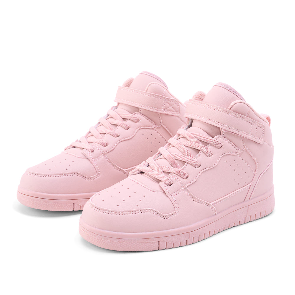 Yellow Shoes | Junior Kids Athletic Shoes | URBAINE JR F MID LUXE | 122473-68-URBAINE_JR_F_MID_LUXE-02-URBAINE JR F MID LUXE-Junior Kids Athletic Shoes-Yellow-Yellow Shoes