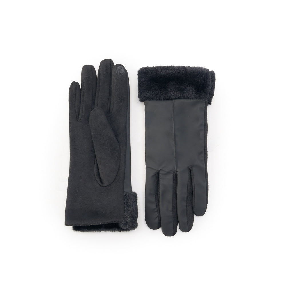 AURELY-Women's Gloves | Accessories-Yellow-OS-black-Yellow Shoes