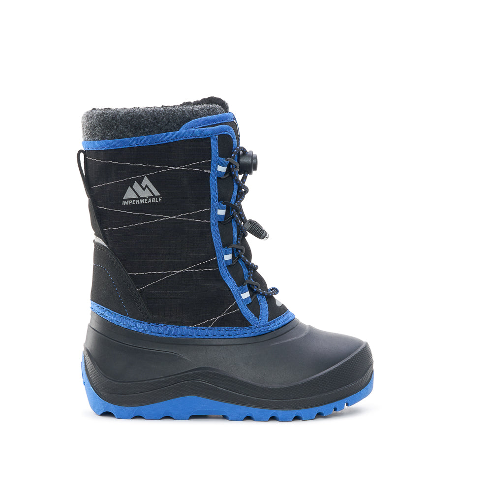 FJORD TDLR-Toddler Kids Winter Boots-Yellow-10-black & blue-Yellow Shoes