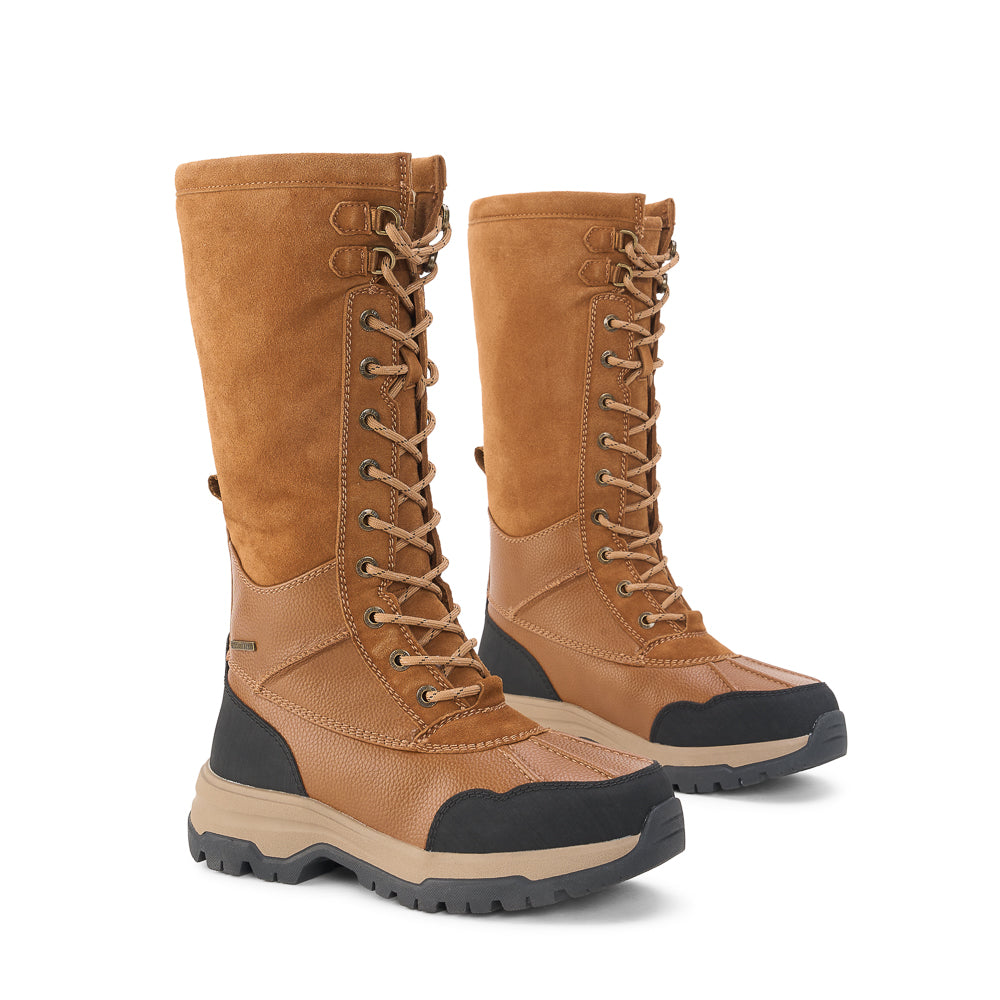 NORWAY HAUTE-Women's Winter Boots-Yellow-Yellow Shoes