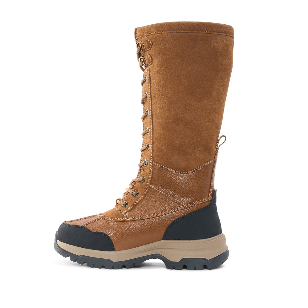 NORWAY HAUTE-Women's Winter Boots-Yellow-Yellow Shoes