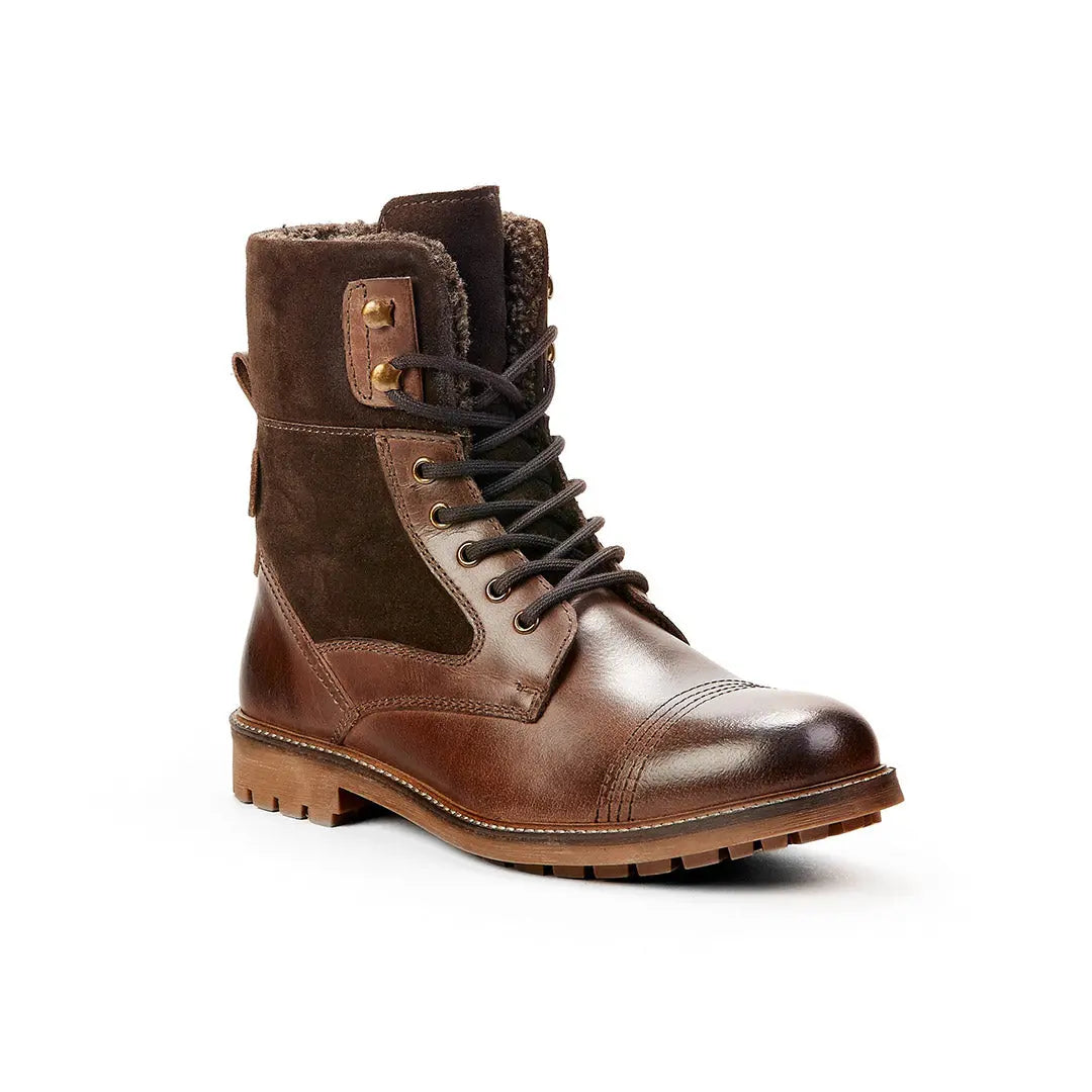 105396-10-across-1-Across-Men's Fashion Light Boots-Riverstone-Yellow Shoes