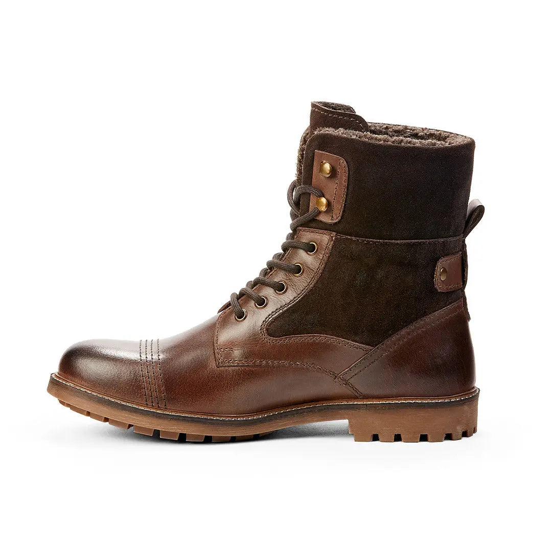 105396-10-across-3-Across-Men's Fashion Light Boots-Riverstone-Yellow Shoes