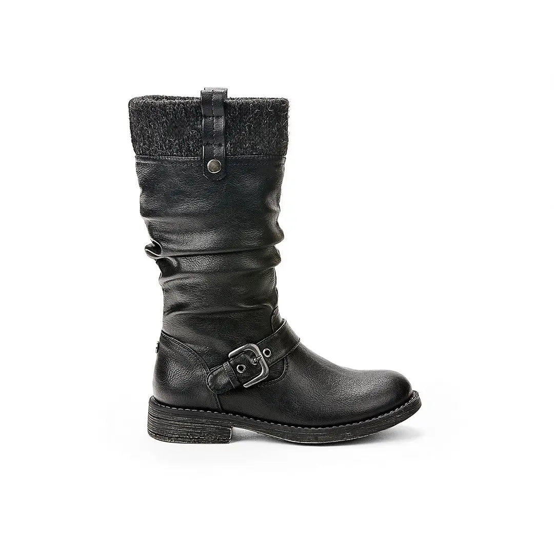Yellow Shoes | Missy-Winter Boots-Dress-Wedge & High Shaft | Covert | 105407-01-covert_76b8d4b4-579a-4eb3-a534-9bb54ad682d2-1482000038-Covert-Junior Kids Fashion Light Boots-miss chelsee-Yellow Shoes