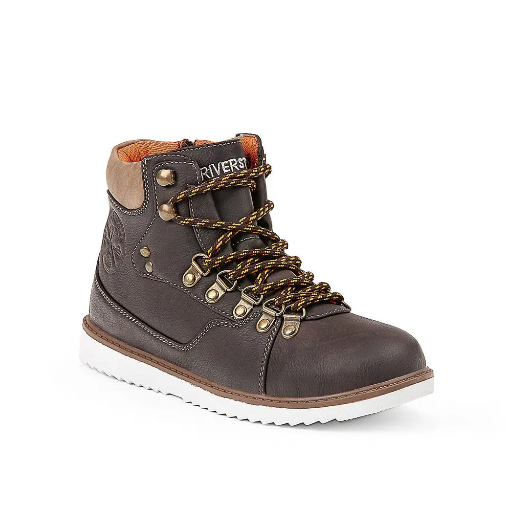 Yellow Shoes | Boys-Light Boots-Casual-Laced | Ascender | 105408-13-ascender-1_3a50c72a-b873-437b-ae49-d3ea2e27e9a0-Ascender-Junior Kids Fashion Light Boots-riverstone-Yellow Shoes
