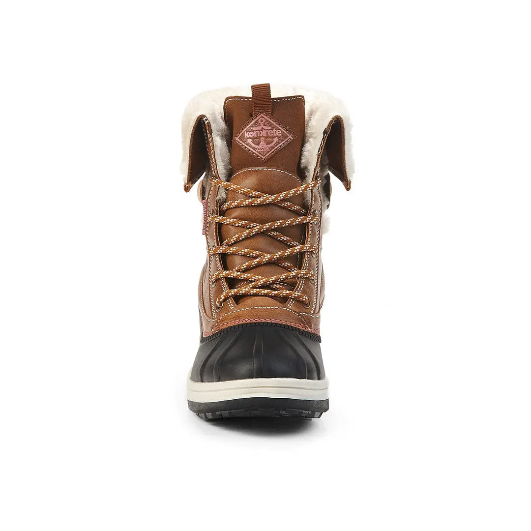 Yellow Shoes | Missy-Winter Boots-Casual-Wedge & Med. Shaft | Midtown | 105570-31-midtown-2-Midtown-Junior Kids Winter Boots-Konkrete-Yellow Shoes