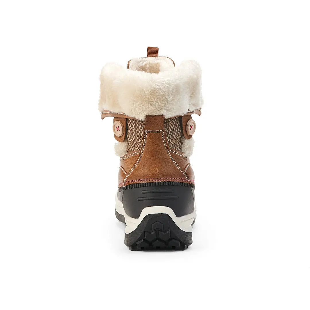 Yellow Shoes | Missy-Winter Boots-Casual-Wedge & Med. Shaft | Midtown | 105570-31-midtown-4-Midtown-Junior Kids Winter Boots-Konkrete-Yellow Shoes