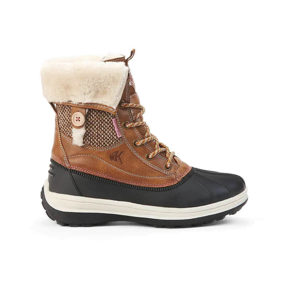 Yellow Shoes | Missy-Winter Boots-Casual-Wedge & Med. Shaft | Midtown | 105570-31-midtown-1493300056-Midtown-Junior Kids Winter Boots-Konkrete-Yellow Shoes