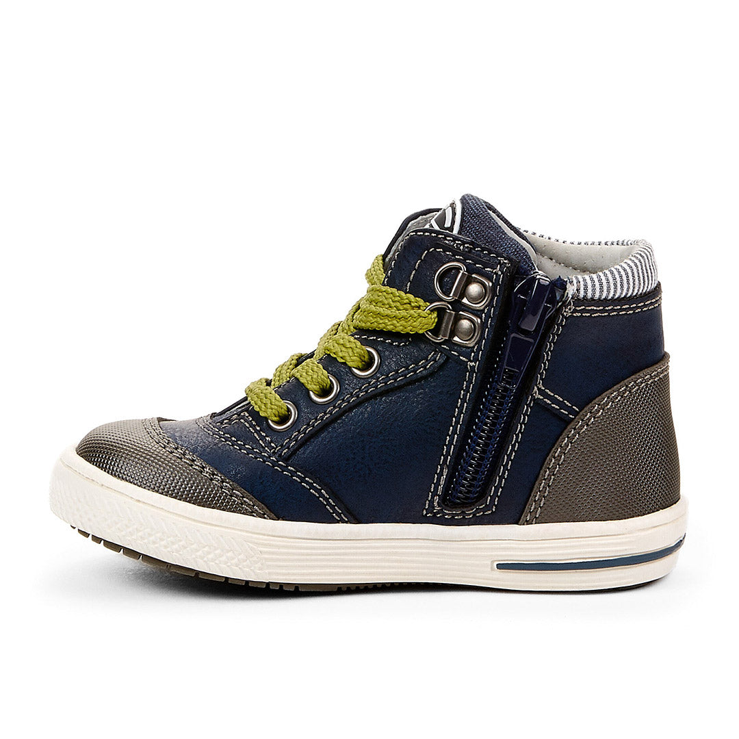 Yellow Shoes | Baby-Bootie-Boys-Laced | Fael | 106561-43-fael-3_839dd074-6c0d-4778-afee-af0d60c82551-Fael-Baby Booties-Cocinella-Yellow Shoes