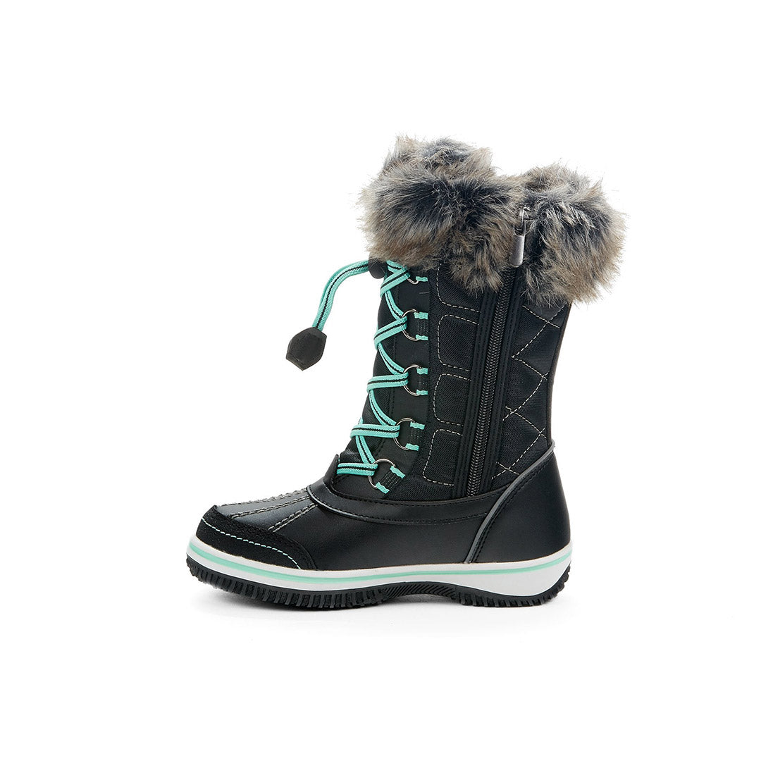 Yellow Shoes | Youth-Winter Boots-Girls-Laced | Chilly Yth | 107928-01-chillyyth-3-Chilly Yth-Toddler Kids Winter Boots-Riverland-Yellow Shoes