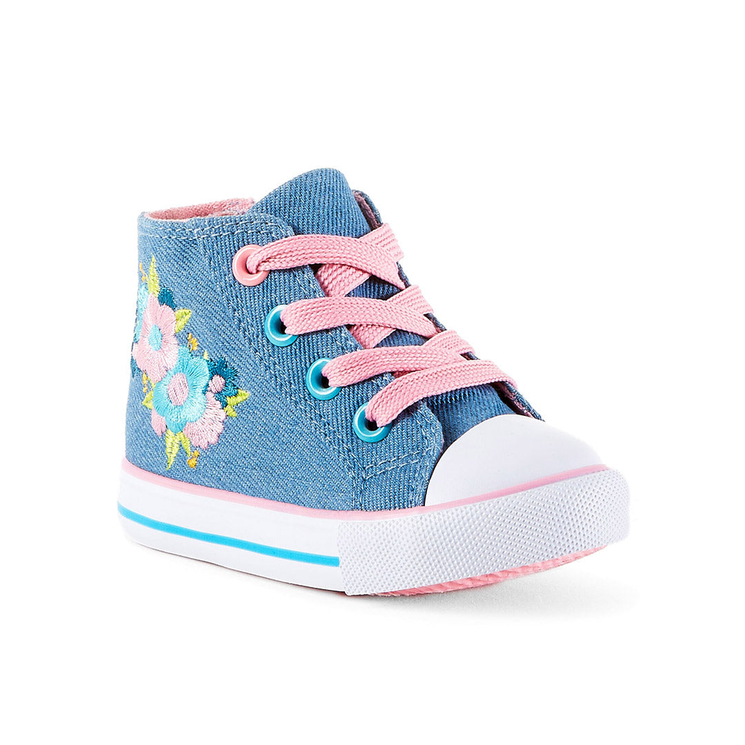 Yellow Shoes | Baby-Athletic-Girls Athleisure-High | Flower Child | 108964-39-flowerchild-1-Flower Child-Baby Booties-Konkrete-Yellow Shoes