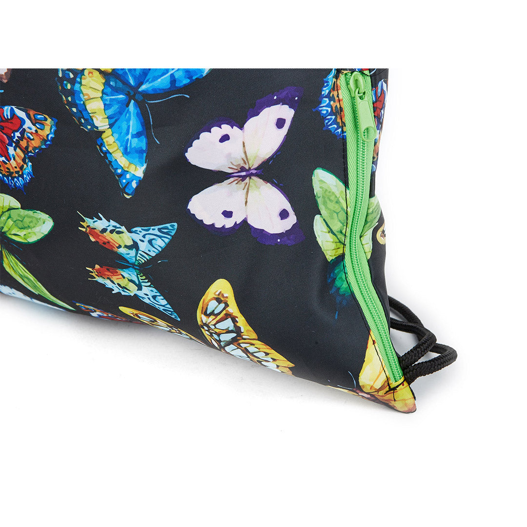 Yellow Shoes | Accessories-Girls-School Items-Shoe Bag | Wild Butterflies Sac fourre-tout | 109545-71-loqi-03-Wild Butterflies Sac fourre-tout-Accessories Kids-Loqi-Yellow Shoes