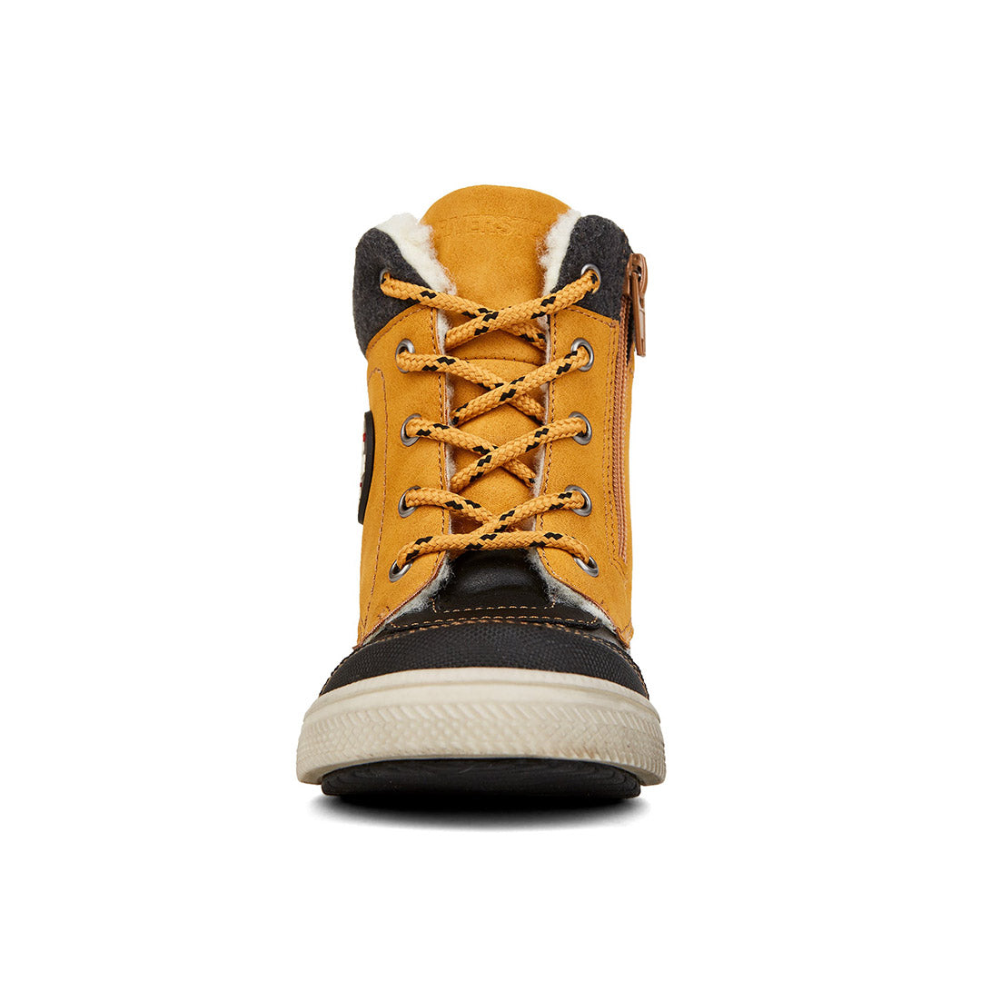Yellow Shoes | Toddler-Winter Boots-Boys-Laced | Climate | 109650-66-climate-04_295deecc-ca9e-4c9e-abb9-4bf1ece3663c-Climate-Toddler Kids Winter Boots-Riverstone-Yellow Shoes