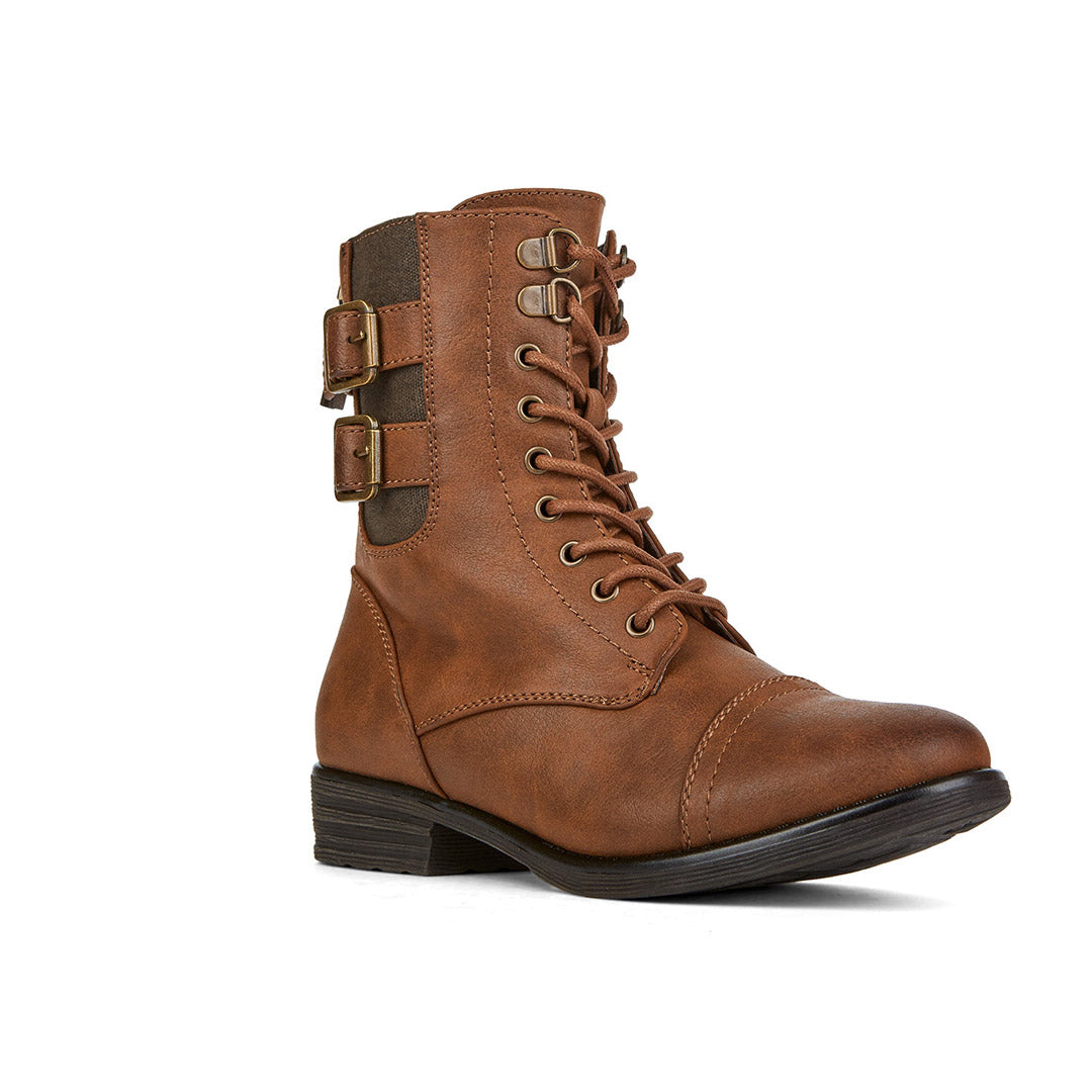 Yellow Shoes | Youth-Light Boots-Girls-Girls | Chestnut Yth | 109669-31-chestnutJR-03_c712bca7-e300-462a-b029-e8e7a06e450a-Chestnut Yth-Toddler Kids Fashion Light Boots-Miss Chelsee-Yellow Shoes