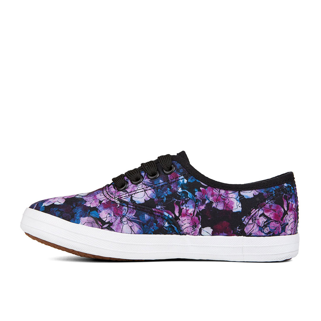 Yellow Shoes | Youth-Athletic-Girls Athleisure-Low | Viola Floral | 109682-04-violafloral-02_f3440f7f-90a5-452d-8a1f-7a6575456c40-Viola Floral-Toddler Kids Athletic Shoes-Konkrete-Yellow Shoes
