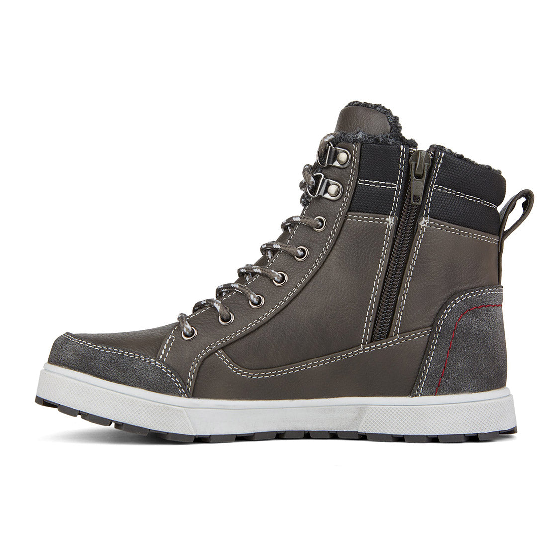 Yellow Shoes | Boys-Light Boots-Casual-Laced | Society | 109689-05-society-02_29dc66e7-064e-42b6-9816-cf381ff24759-Society-Junior Kids Fashion Light Boots-Riverstone-Yellow Shoes