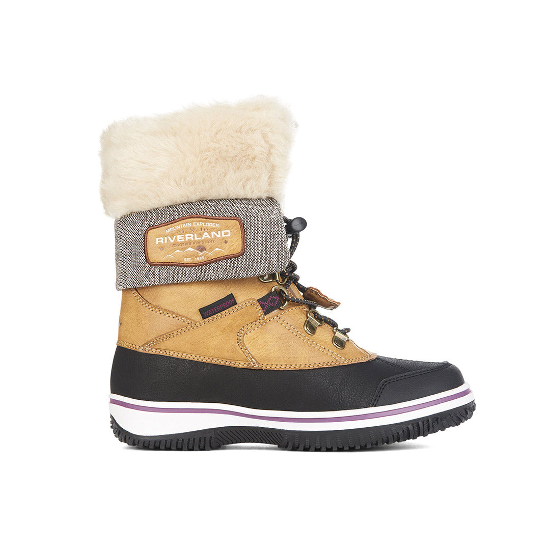 Yellow Shoes | Missy-Winter Boots-Casual-Flat & Med. Shaft | Nomad | 109910-31-nomad-01-1912500062-Nomad-Junior Kids Winter Boots-Riverland-Yellow Shoes