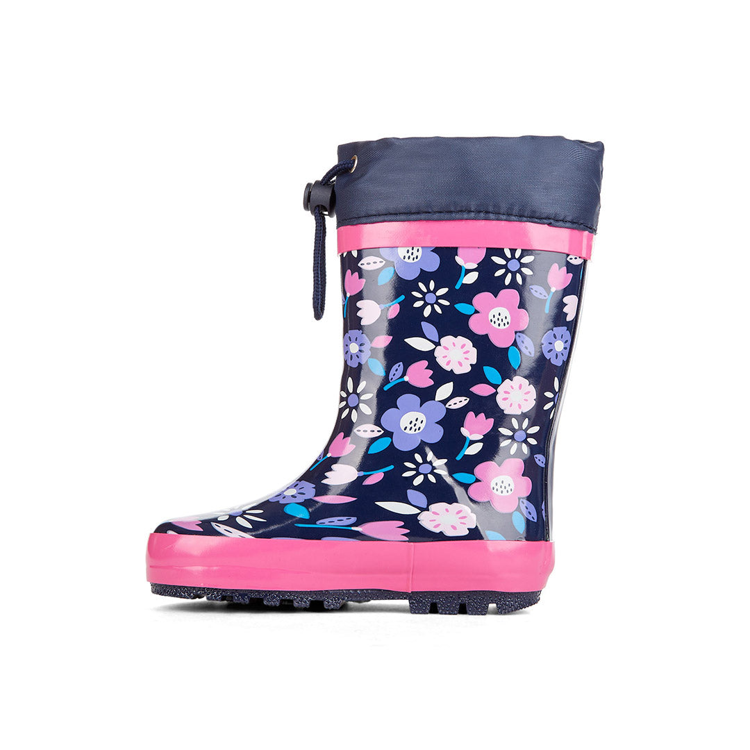 Yellow Shoes | Toddler-Rainwear-Girls-Lined Boot | Delphine | 110821-43-delphine-02-Delphine-Toddler Kids Rain Boots and Rainwear-Miss Chelsee-Yellow Shoes